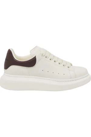Alexander McQueen Sneakers Oversize In Off-White/Bordeaux