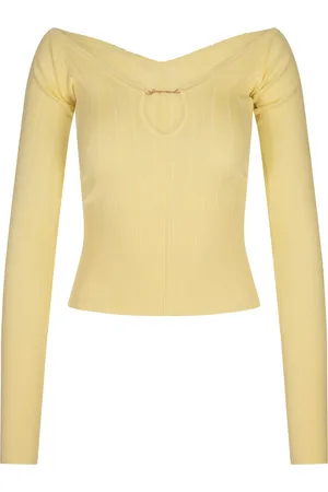 Jacquemus Top Le Sommet Pralù Giallo Chiaro