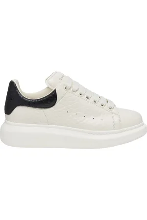 Alexander McQueen Sneakers Oversize In Crema/Nero