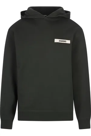 Jacquemus Le Hoodie Gros Grain Verde Scuro