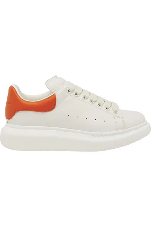 Alexander McQueen Sneakers Oversize In Off-White/Arancione