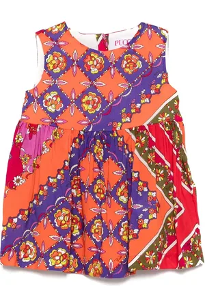 Emilio Pucci Vestitino Con Stampa Festa