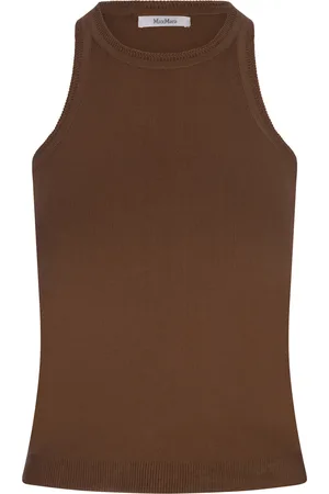 Max Mara Top Arnes Cuoio