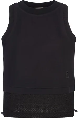 Moncler Canotta Ricamata Nera