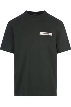 Jacquemus Le T-Shirt Gros Grain Verde Scuro