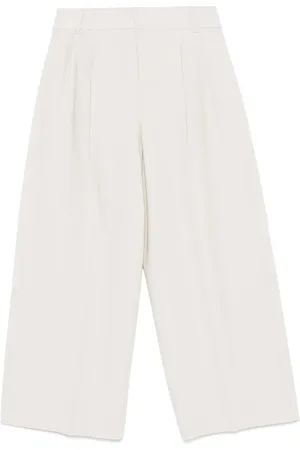 Max Mara Pantaloni Nichols Bianco Perla