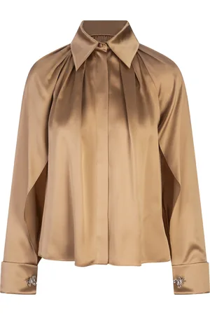 Max Mara Camicia Salice Cammello