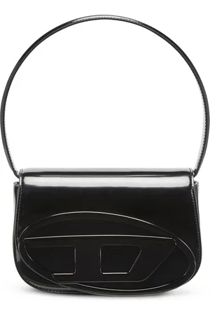 Diesel Borsa 1DR In Pelle Specchiata Nera