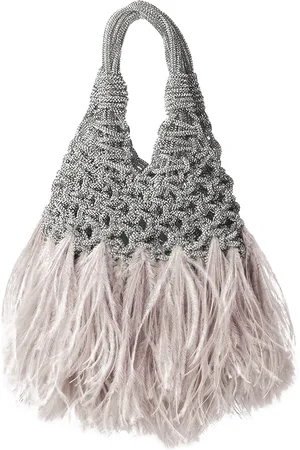 Hibourama Borsa Vannifique Mini Plumes Crystal