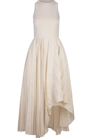 Alexander McQueen Abito Asimmetrico in Avorio