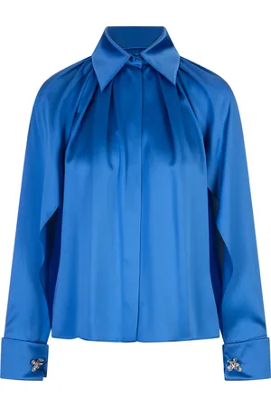 Max Mara Camicia Salice Bluette