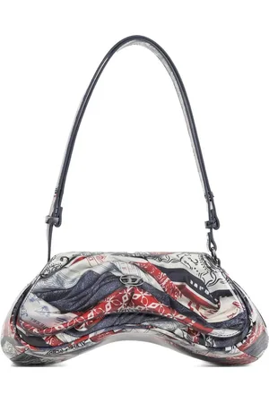 Diesel Borsa Play Crossbody Stampata Multicolore