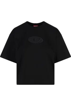 Diesel T-Shirt T-Buxt-Crop-Od Nera