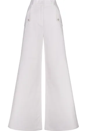 Max Mara Pantaloni Memore Bianchi
