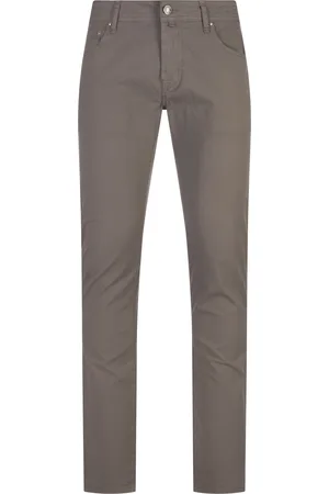 Jacob Cohen Pantaloni 5 Tasche Slim Fit Nick Taupe