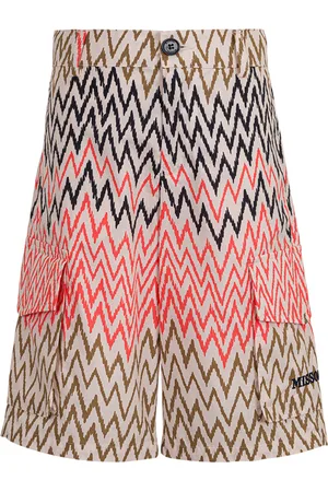 Missoni Bermuda Cargo Con Motivo Chevron Multicolore