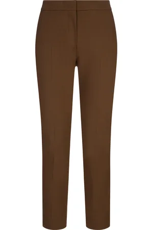 Max Mara Pantaloni Pegno Marroni