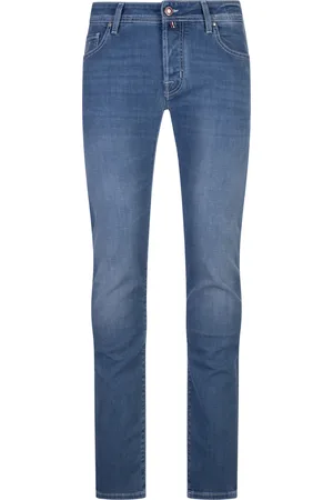 Jacob Cohen Jeans Super Slim Fit Nick Slim Blu Medio