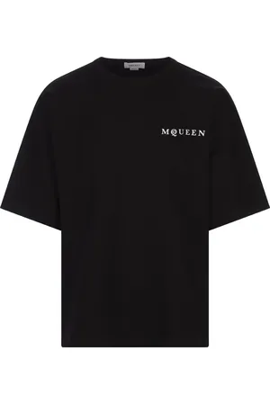 Alexander McQueen T-Shirt Oversize McQueen Nera