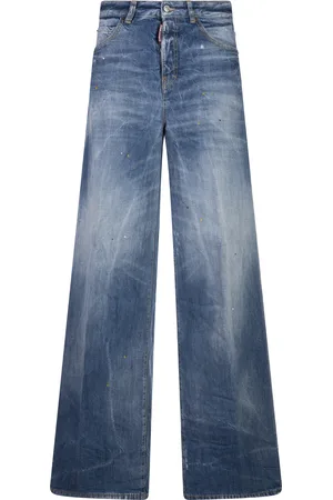 Dsquared2 Light Clean Baby Blue Wash Traveller Jeans
