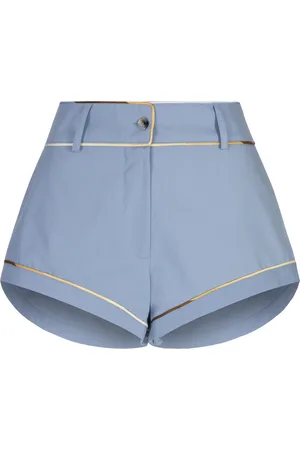 Amotea Shorts Donna In Popeline Azzurro