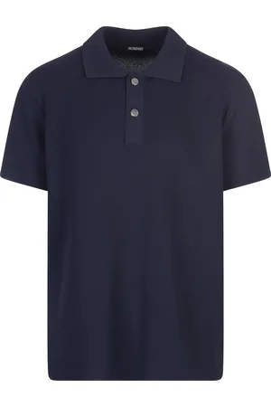 Jacquemus Polo In Maglia Blu