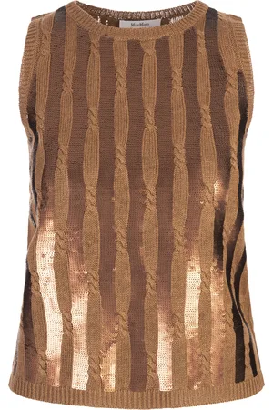 Max Mara Top Golia Cuoio