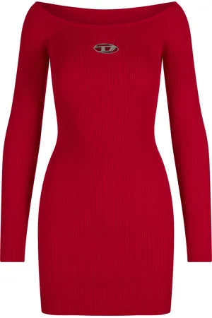 Diesel Mini Abito M-Vera Rosso