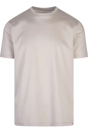 Kiton T-Shirt Grigia In Cotone