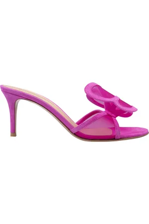 Gianvito Rossi Mules Ilia Fucsia