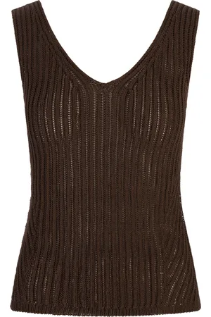 Max Mara Top Vicini Marrone