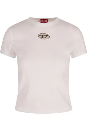 Diesel T-Shirt T-Uncutie-Long-Od-Q1 Bianca