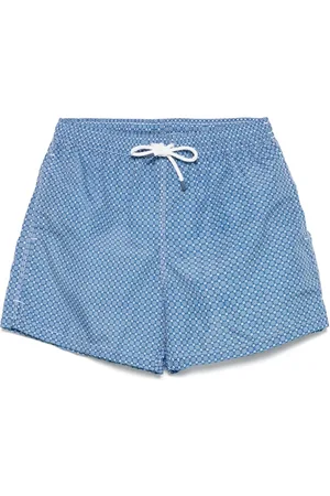 FEDELI Costume Da Bagno Blu Con Micropattern