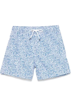 FEDELI Costume Da Bagno Con Motivo Rose Blu