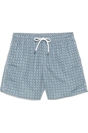 FEDELI Costume Da Bagno Verde Con Micropattern