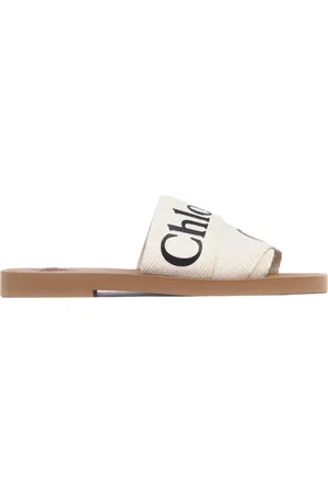 Chloé Sabot Piatto Woody Bianchi