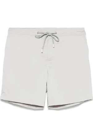 FEDELI Costume Da Bagno Grigio Chiaro Con Righe Laterali