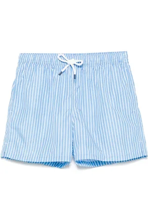 FEDELI Costume Da Bagno Azzurro a Righe