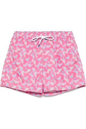 FEDELI Costume Da Bagno Rosa Con Delfini