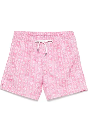 FEDELI Costume Da Bagno Rosa Con Motivo Fiori