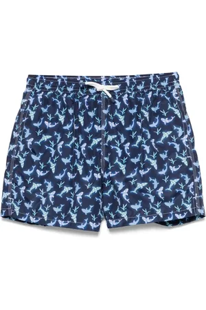 FEDELI Costume Da Bagno Blu Con Delfini