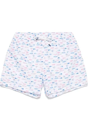 FEDELI Costume Da Bagno Con Pattern Di Pesci