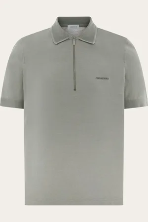 Salvatore Ferragamo Uomo Polo con zip