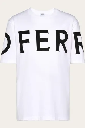 Salvatore Ferragamo Uomo T-shirt manica corta con logo grafico