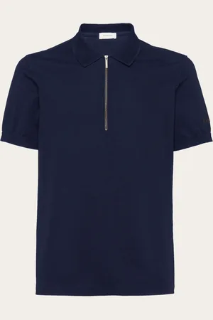 Salvatore Ferragamo Uomo Polo con zip