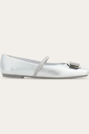 Salvatore Ferragamo Donna Ballerina new Vara plate
