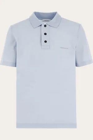 Salvatore Ferragamo Uomo Polo con logo