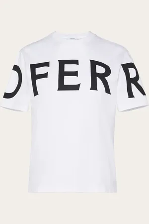 Salvatore Ferragamo Donna T-shirt con logo grafico