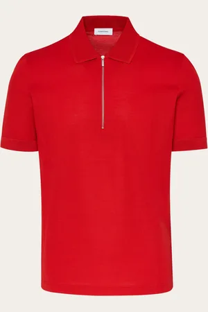Salvatore Ferragamo Uomo Polo con zip