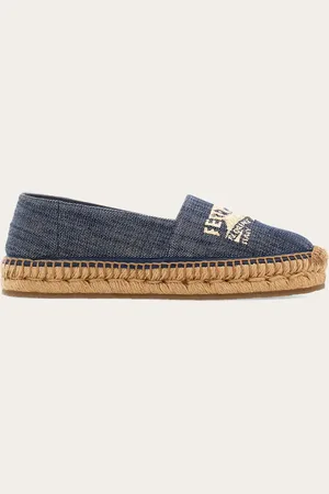 Salvatore Ferragamo Donna Espadrillas in denim